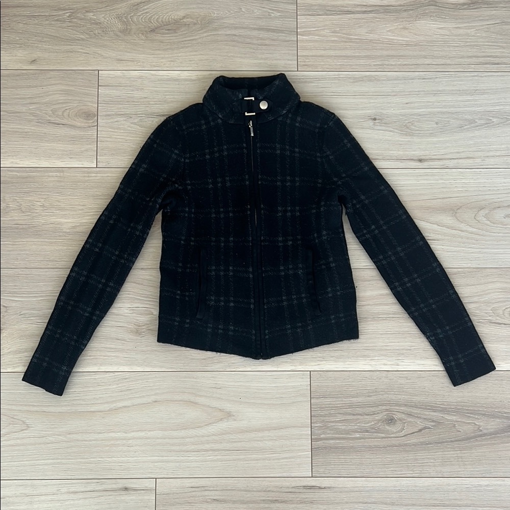 Lauren Ralph Lauren Black Plaid Jacket